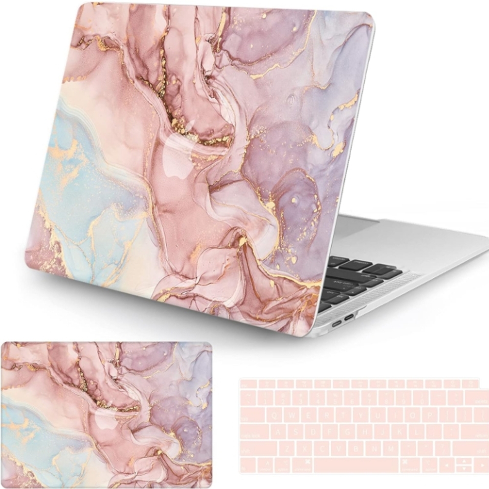 Marble MacBook Pro 14" Case with Keyboard Cover